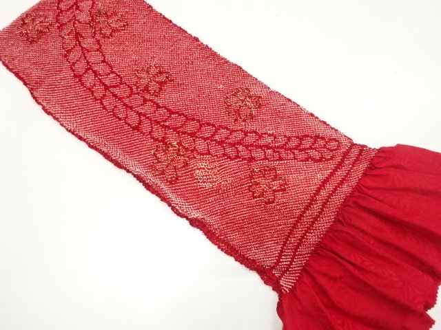 JAPANESE KIMONO / OBIAGE FOR FURISODE / SHIBORI / SILK
